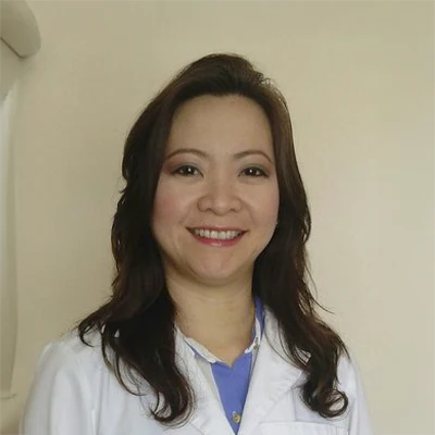 A headshot of Dr. Maria Magdalena Ligad, a dentist at Hacienda Heights Gentle Smiles.